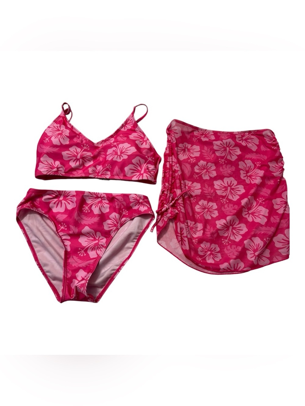 Pink Tropical Print Set